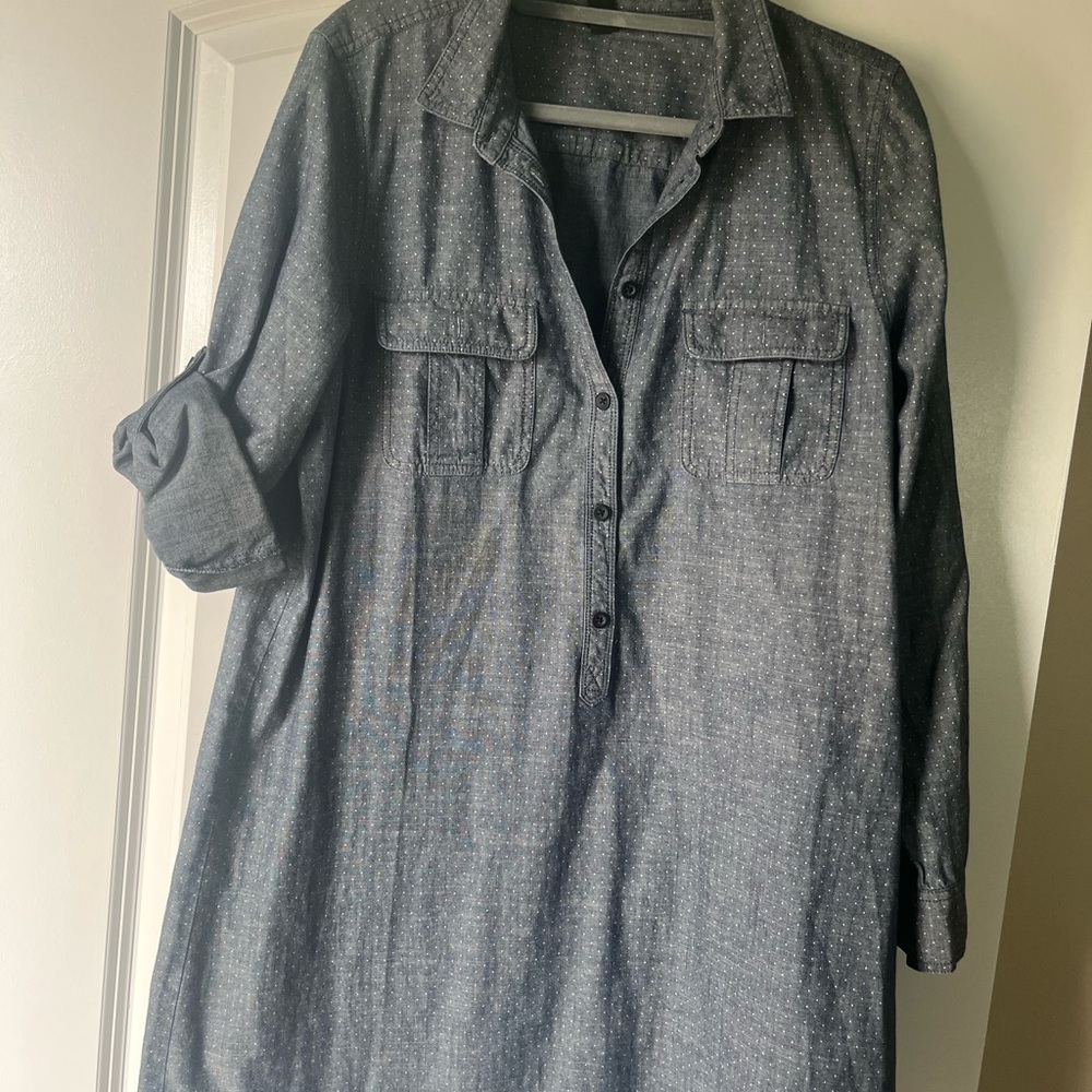 J. Crew Dark Gray Casual Button-Down Shirt